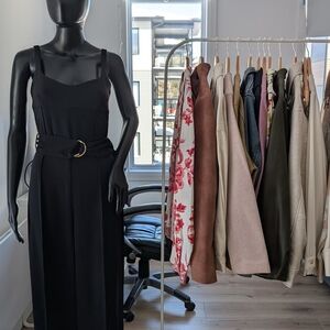 ZARA -Wide-leg jumpsuit with belt